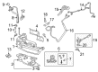 Diagram for Volkswagen Golf SportWagen Exhaust Heat Shield - 5Q0-131-891