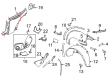 Diagram for Volkswagen Fuel Filler Housing - 1C0-803-481-A