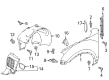 Diagram for Volkswagen Door Screws - N-104-514-04