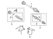 Diagram for Volkswagen Phaeton CV Joint Boot - 3D0-498-201