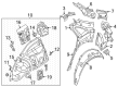 Diagram for Volkswagen ID.4 Fender Splash Shield - 11A-809-412