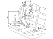 Diagram for Volkswagen Rabbit Seat Belt - 1K6-857-805-AD-RAA