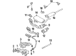 Diagram for Volkswagen Jetta Exhaust Hanger - 1H0-253-144-C