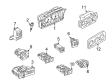 Diagram for Volkswagen Cabrio A/C Switch - 1H0-820-045-D