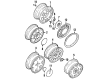 Diagram for Volkswagen Jetta Wheel Bearing Dust Cap - 321-601-173-A-01C