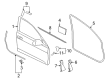 Diagram for Volkswagen Golf Alltrack Weather Strip - 5GM-837-652-A