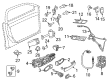Diagram for Volkswagen Jetta Door Lock Cylinder - 5C6-837-167-A