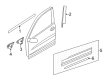 Diagram for Volkswagen Taos Door Moldings - 2GJ-854-940-9B9