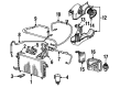 Diagram for Volkswagen Passat Alternator Bracket - 027-260-881