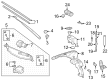 Diagram for Volkswagen Arteon Windshield Wiper Arms - 3G8-955-410