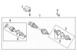 Diagram for Volkswagen Taos CV Joint Boot - 5QN-498-203-C