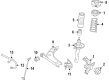 Diagram for 2021 Volkswagen Jetta Coil Springs - 5QM-411-105-A