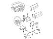 Diagram for Volkswagen Cabrio Air Bag Control Module - 1J0-909-603-T