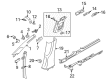 Diagram for Volkswagen Passat Pillar Panels - 3C0-867-292-D-7G8
