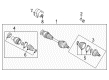 Diagram for Volkswagen CV Joint - 5QN-498-103-N