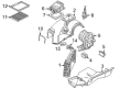 Diagram for Volkswagen Jetta HVAC Heater Blend Door Actuator - 1H1-820-677