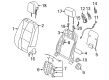 Diagram for 2007 Volkswagen Jetta Power Seat Switch - 1K0-881-671-D-7G8