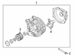 Diagram for 2020 Volkswagen Jetta Alternator - 04E-903-024-T