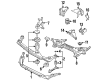 Diagram for Volkswagen Corrado Engine Mount - 357-199-353-A