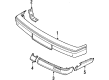 Diagram for Volkswagen Vanagon Bumper - 255-807-111-C-GRU