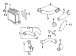 Diagram for Volkswagen Jetta Intercooler - 1J0-145-803-T