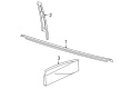 Diagram for Volkswagen Door Moldings - 11K-839-478-5AP