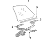 Diagram for Volkswagen Cabriolet Window Channel - 155-837-568-A