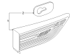 Diagram for Volkswagen Golf R Back Up Light - 5H0-945-093-D