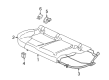 Diagram for Volkswagen Golf SportWagen Seat Cushion Pad - 5GM-885-375-B