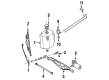 Diagram for Volkswagen Rabbit Windshield Wiper Motors - 171-955-113-AX
