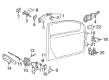 Diagram for Volkswagen Jetta Door Lock Cylinder - 107-837-167-FC