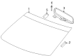 Diagram for Volkswagen Routan Windshield - 7B0-845-011
