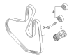Diagram for Volkswagen Belt Tensioner Bolt - N-910-329-02