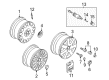 Diagram for Volkswagen Wheel Hub Bolt - WHT-002-438