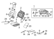 Diagram for Volkswagen Jetta Seat Heater Pad - 1J0-963-555-D