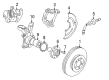 Diagram for Volkswagen EuroVan Steering Knuckle - 701-407-257-C