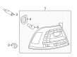 Diagram for Volkswagen Touareg Back Up Light - 7P6-945-208-A