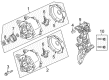 Diagram for 2010 Volkswagen Jetta Alternator - 07K-903-023-A