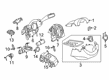 Diagram for Volkswagen Passat Steering Column Cover - 561-858-565-A-82V
