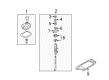 Diagram for Volkswagen Shift Knob - 1K0-711-113-CE-TTC