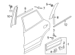 Diagram for 2014 Volkswagen Touareg Door Moldings - 7P6-854-949-J-GRU