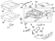 Diagram for Volkswagen e-Golf Seat Cushion Pad - 5G0-881-375-A