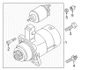 Diagram for Volkswagen Starter - 02M-911-022-F