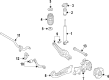 Diagram for Volkswagen Axle Beam Mount - 5Q0-599-438
