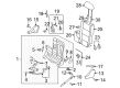 Diagram for 2010 Volkswagen Tiguan Door Lock - 1K0-885-297-E
