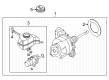 Diagram for Volkswagen Arteon Brake Booster - 3Q1-614-105-BR