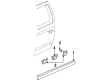 Diagram for 1999 Volkswagen Jetta Door Moldings - 1H4-853-515-C-GRU