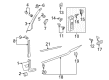Diagram for 2010 Volkswagen GTI Pillar Panels - 1K3-867-243-K-BR2