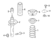 Diagram for Volkswagen Golf R Coil Springs - 1K0-411-105-JP