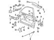 Diagram for Volkswagen Door Hinge - 357-831-401-A